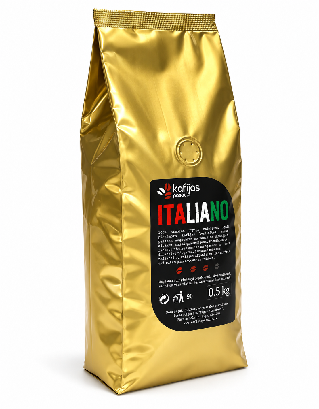 Kafijas pupiņas "Italiano" 0.5kg
