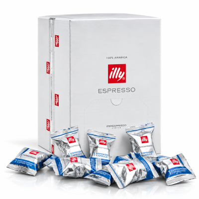 Kafijas kapsulas iperEspresso Vidēji grauzdēta melna kafija 100 kapsulas, illy