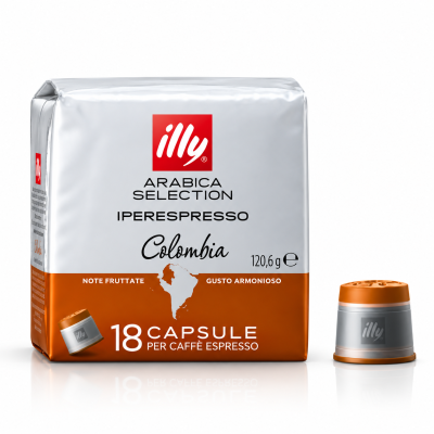 Kafijas kapsulas Illy IperEspresso, Arabica Selection Colombia, 18 gab