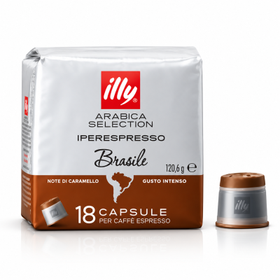 Kafijas kapsulas Illy IperEspresso, Arabica Selection Brasile, 18 gab