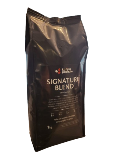Kafijas pupiņas ''Signature Blend'' 1+1=3kg